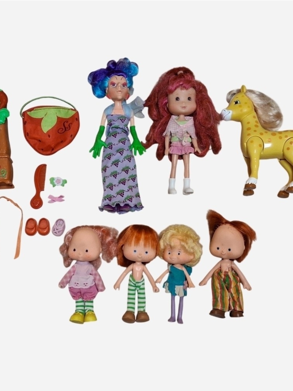 70s-80s Strawberry Shortcake Dolls And Accessories